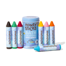 Load image into Gallery viewer, Honeysticks Bath Crayons Super Jumbos 7pk