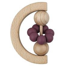 Load image into Gallery viewer, Half Circle Wooden Rattle