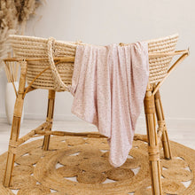 Load image into Gallery viewer, Baby Stretchy Swaddle & Bow | Pink Rosie
