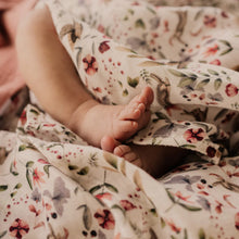 Load image into Gallery viewer, Organic Muslin Swaddle | Bunny Hop