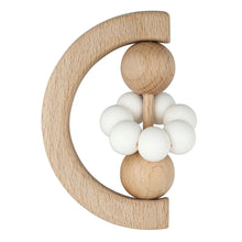 Load image into Gallery viewer, Half Circle Wooden Rattle