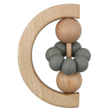 Load image into Gallery viewer, Half Circle Wooden Rattle