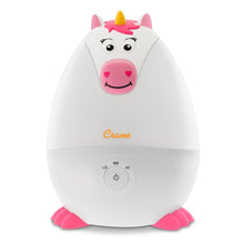 Load image into Gallery viewer, Crane Adorable Mini Cool Mist Humidifier and Aroma Diffuser | Unicorn