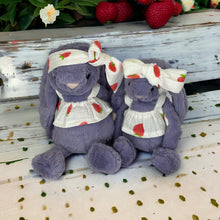 Load image into Gallery viewer, 30cm or 35cm Bunny | Riley with Strawberry Top and Headband