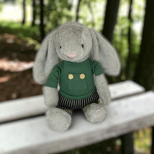 Load image into Gallery viewer, 30cm Bunny | Walder with Green Jersey and Stripe Pants