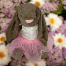 Load image into Gallery viewer, 45cm Bunny | Avery with Pink and White Sequin Tutu Dress