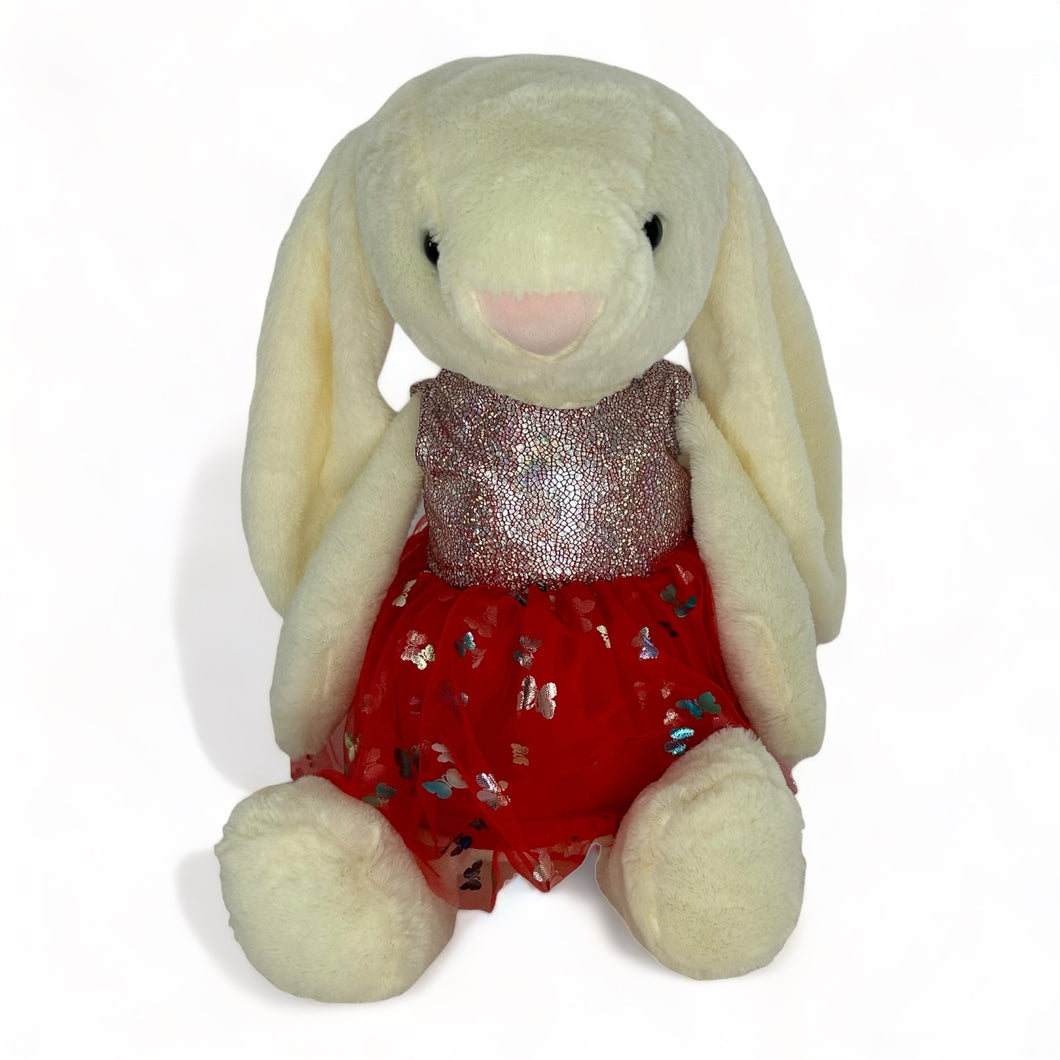 45cm Bunny | Blake with Red Butterfly Dress