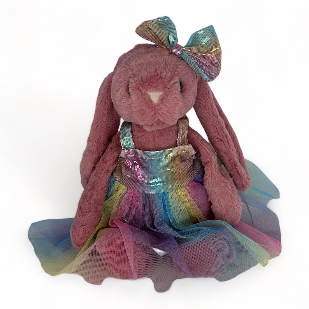 35cm Bunny | Frankie with Rainbow Tutu Dress