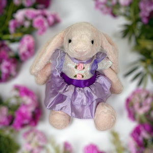 30cm Bunny | Kirby with Purple and Rose Dress