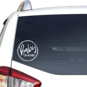 Baby on Board decal