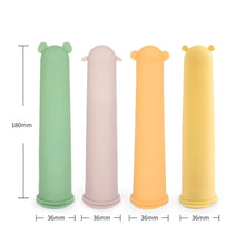 Load image into Gallery viewer, Silicone Ice Pop Mould Set (4 pcs)