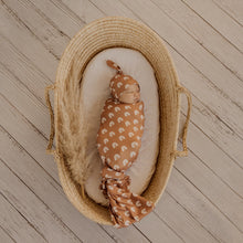 Load image into Gallery viewer, Baby Stretchy Swaddle & Beanie | Earth Rainbow