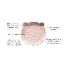Load image into Gallery viewer, Silicone Suction | Bear Plate |