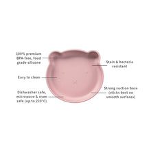 Load image into Gallery viewer, Silicone Suction | Bear Plate |