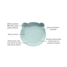Load image into Gallery viewer, Silicone Suction | Bear Plate |