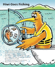 Load image into Gallery viewer, Hiwi the Kiwi Goes Fishing Book