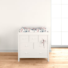 Load image into Gallery viewer, Bassinet Sheet/Change Mat cover | Watercolour Blossom