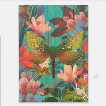Load image into Gallery viewer, Magnolia and Moth Puzzle by Flox