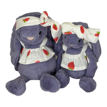 Load image into Gallery viewer, 30cm or 35cm Bunny | Riley with Strawberry Top and Headband

