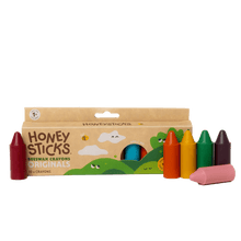 Load image into Gallery viewer, Honeysticks Beeswax Crayons Originals 10pk
