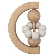 Load image into Gallery viewer, Half Circle Wooden Rattle
