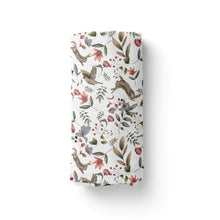 Load image into Gallery viewer, Organic Muslin Swaddle | Bunny Hop
