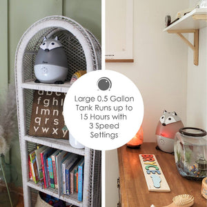 Crane Adorable Mini Cool Mist Humidifier and Aroma Diffuser | Fox