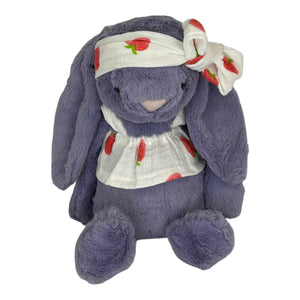30cm or 35cm Bunny | Riley with Strawberry Top and Headband