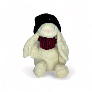 30cm or 35cm Bunny | Blake with red check shirt