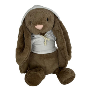 30cm or 35cm Bunny | Avery with a White Hoodie
