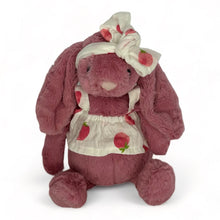 Load image into Gallery viewer, 30cm or 35cm Bunny | Frankie with Strawberry Top and headband

