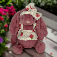 Load image into Gallery viewer, 30cm or 35cm Bunny | Frankie with Strawberry Top and headband
