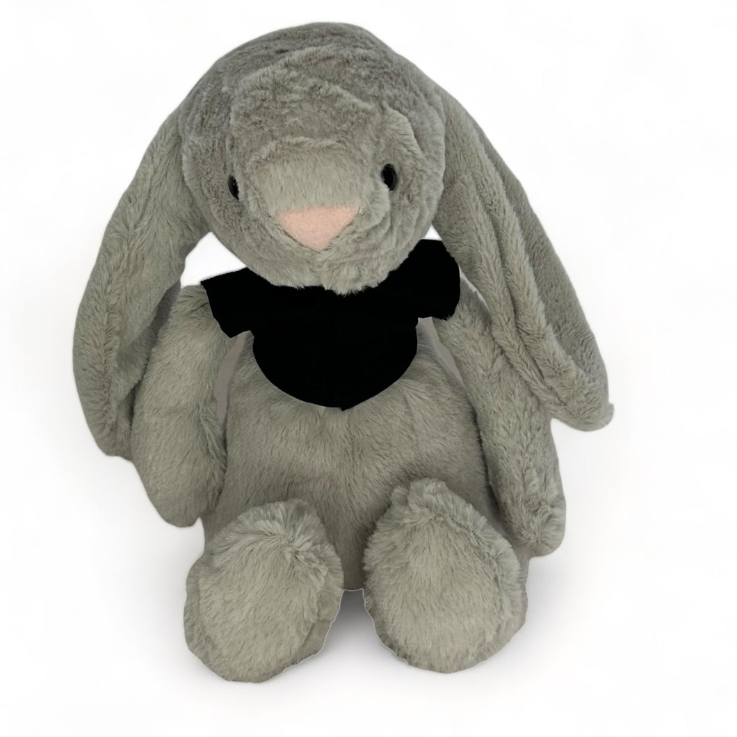 30cm or 35cm Bunny | Walder with a Black Shirt