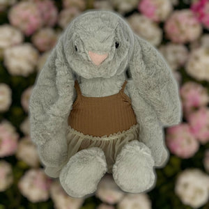 30cm or 35cm Bunny | Walder with a Brown Tutu Dress