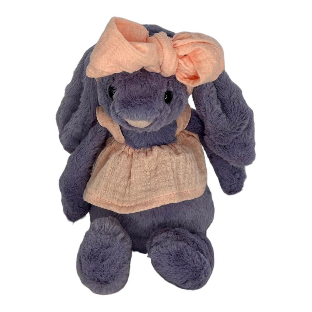 30cm or 35cm Bunny | Riley with Peachy Top and Headband