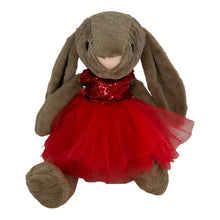 Load image into Gallery viewer, 45cm Bunny | Avery with Red Sequin Tutu Dress
