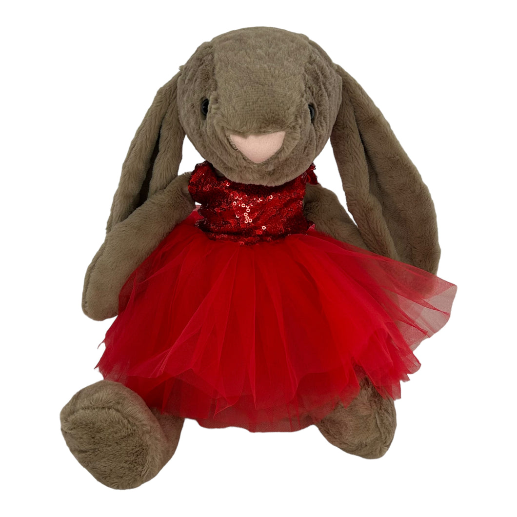 45cm Bunny | Avery with Red Sequin Tutu Dress