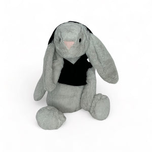 30cm or 35cm Bunny | Walder with a Black Hoodie