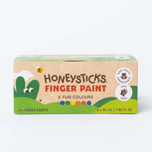 Load image into Gallery viewer, Honeysticks Finger Paints 6pk 55ml
