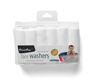 Face Washers | 6 Pack | Multiple colour options