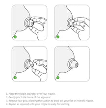 Load image into Gallery viewer, Silicone Inverted Nipple Aspirators (2pcs)
